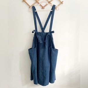 Moon River Lord & Taylor Unique Vintage Style Cross Back Pinafore Skirt Dress